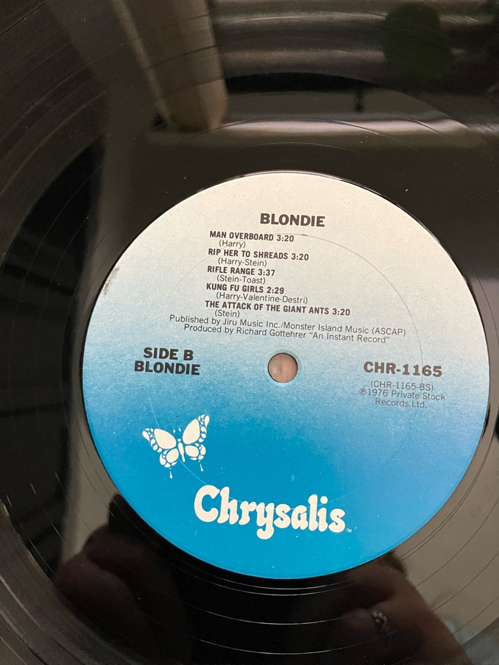 Vintage 1977 Blondie “Blondie” Debut Album Chrysalis Reissue CHR-1165 - Picture 3 of 8